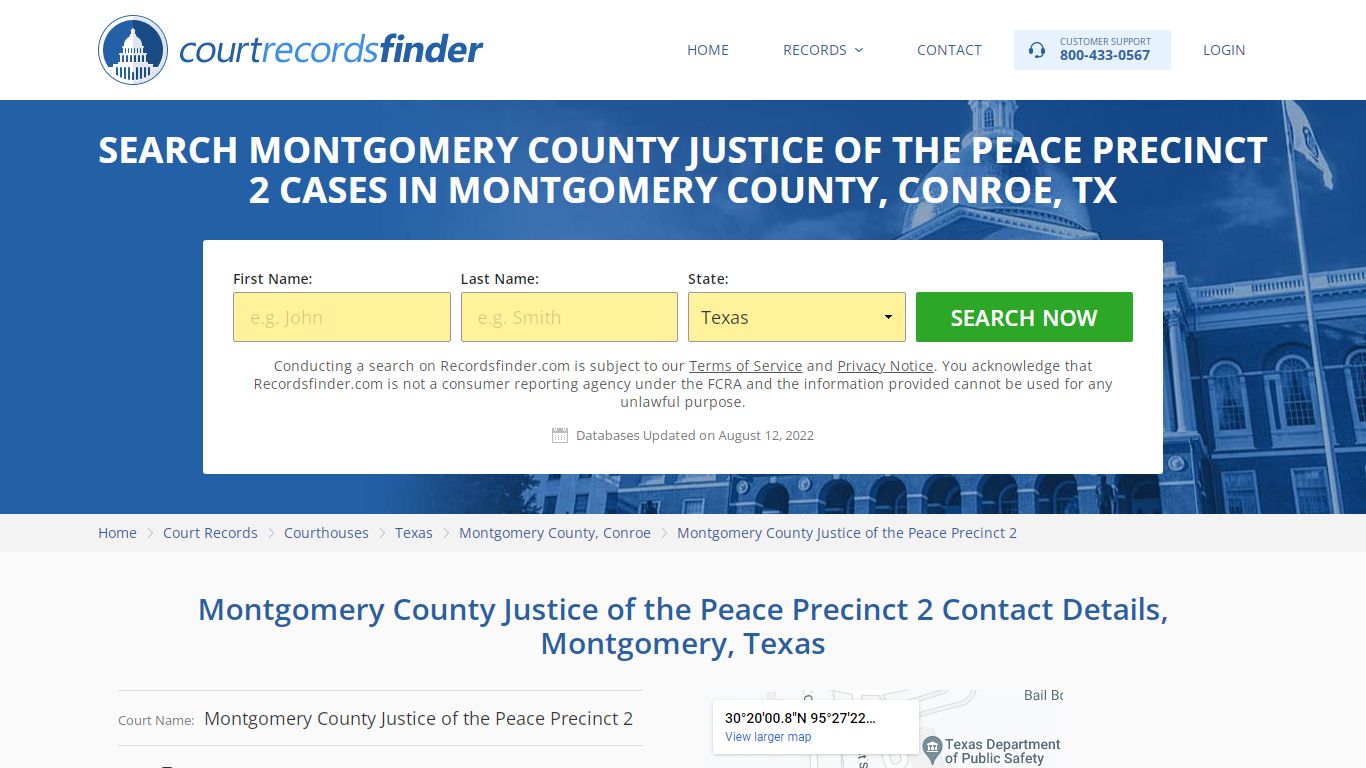 Search Montgomery County Justice of the ... - RecordsFinder